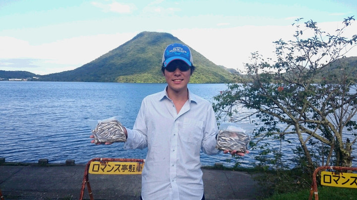 ９月９日ワカサギ釣果1