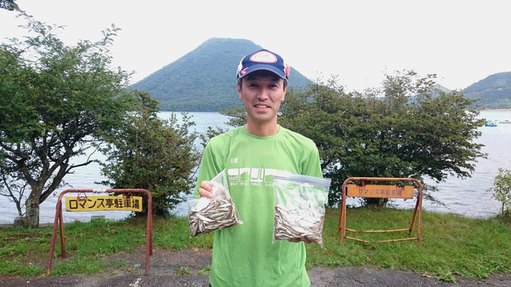 ９月１０日ワカサギ釣果3