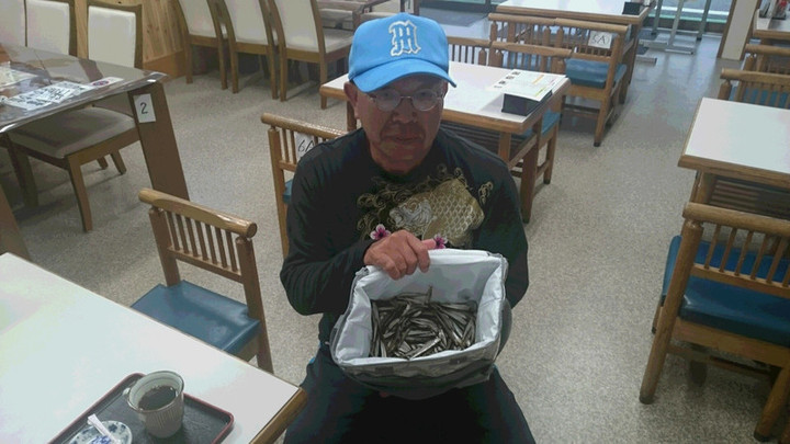 ９月１２日ワカサギ釣果2