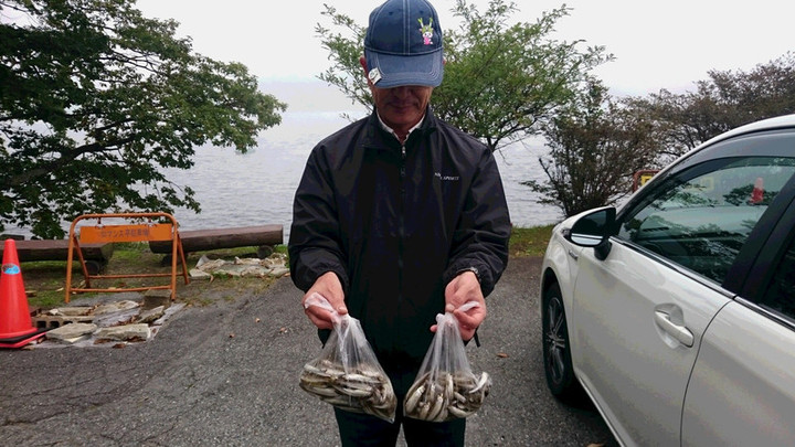 １０月１３日ワカサギ釣果1