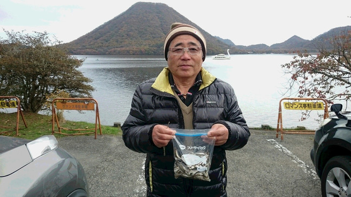 １０月３１日ワカサギ釣果1