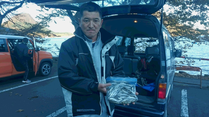 １１月３日ワカサギ釣果1