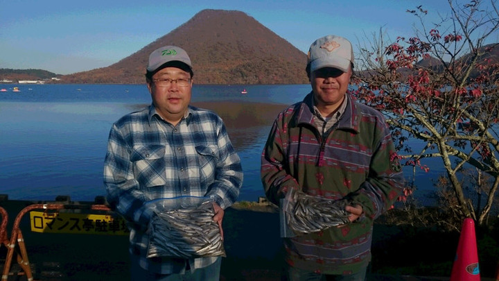 １１月５日ワカサギ釣果1