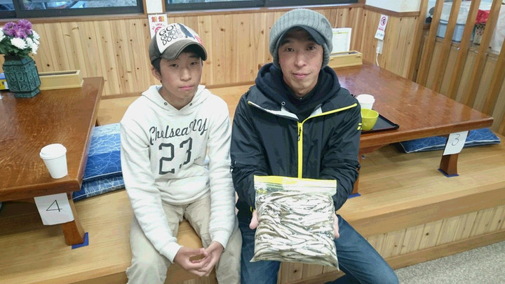 １１月５日ワカサギ釣果3