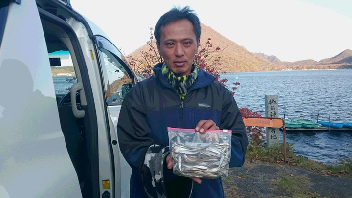 １１月６日ワカサギ釣果1