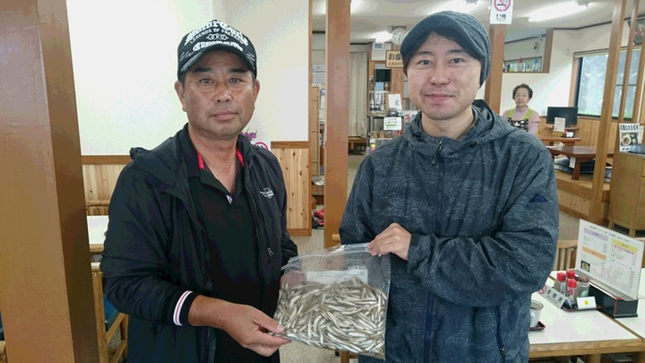 ９月７日ワカサギ釣果1