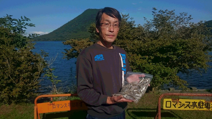 ９月２１日ワカサギ釣果1