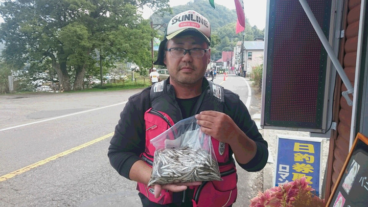 ９月２４日ワカサギ釣果1