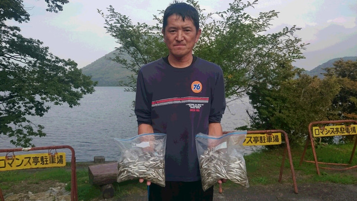 ９月２４日なんと1500匹