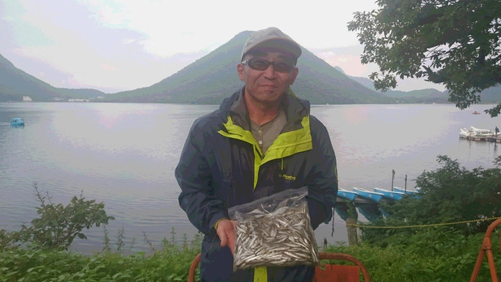 ９月２５日ワカサギ釣果1