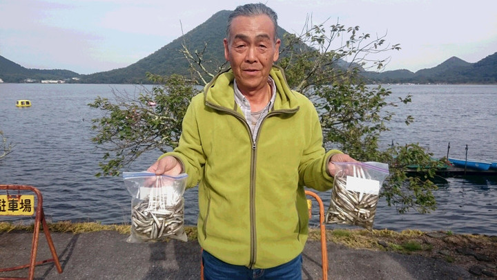 １０月１日ワカサギ釣果1