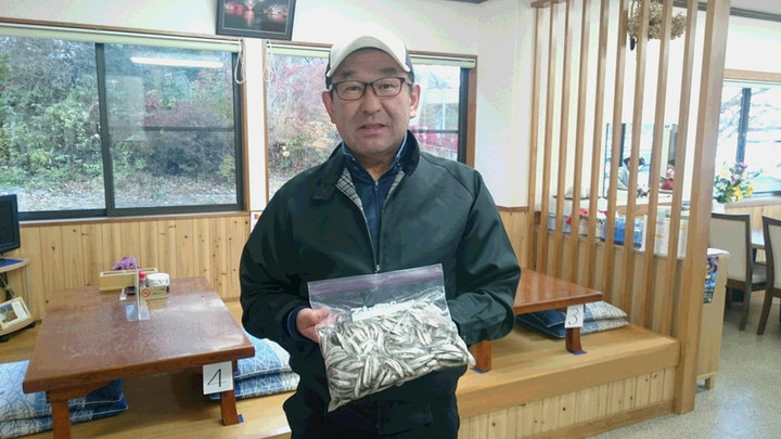 １１月３日ワカサギ釣果3