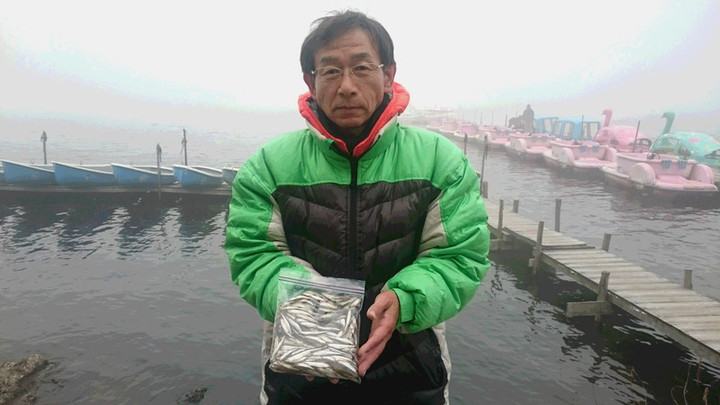 １２月１日ワカサギ釣果