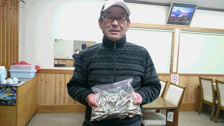 １２月７日ワカサギ釣果