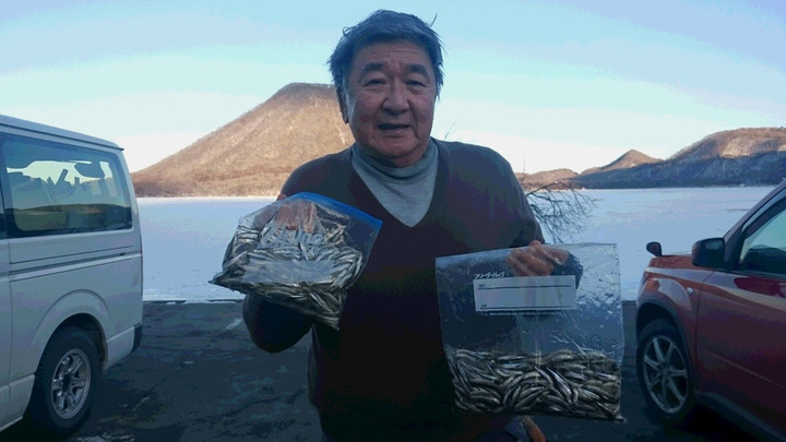 １月３０日ワカサギ釣果