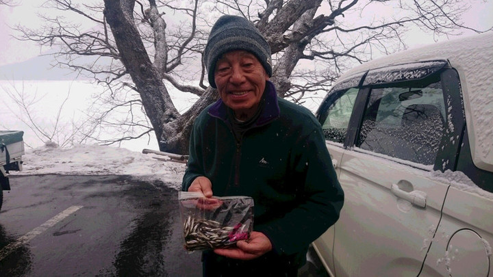 ２月１日ワカサギ釣あ