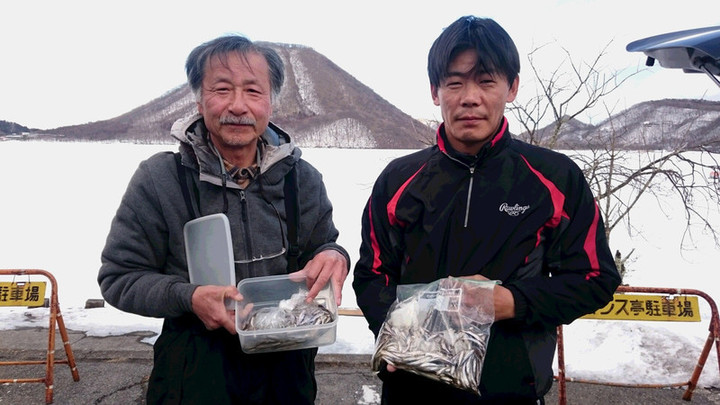 ２月７日ワカサギ釣果