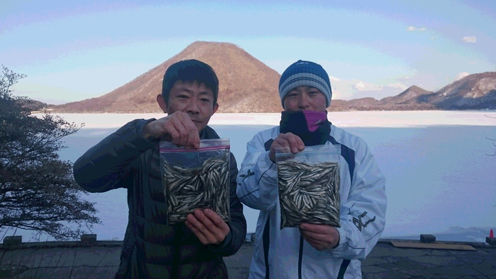 ２月２３日ワカサギ釣果
