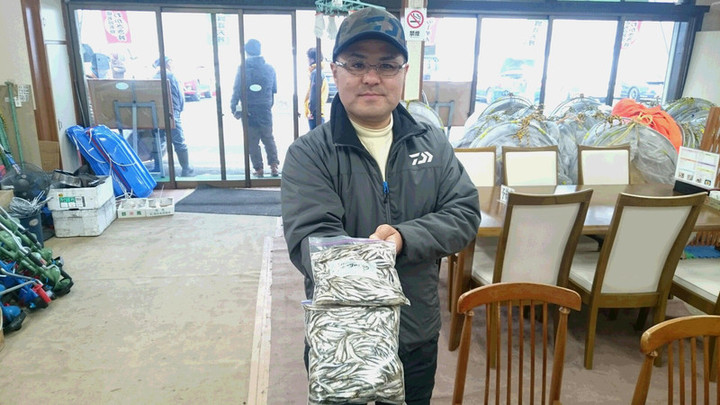 ２月２５日ワカサギ釣果