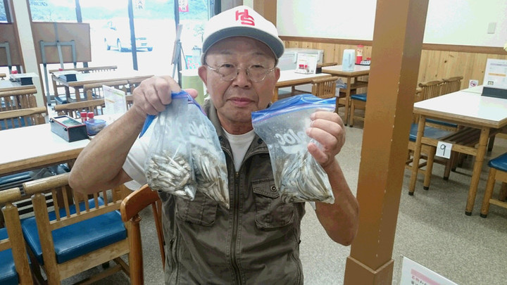 9月1日ワカサギ釣果3