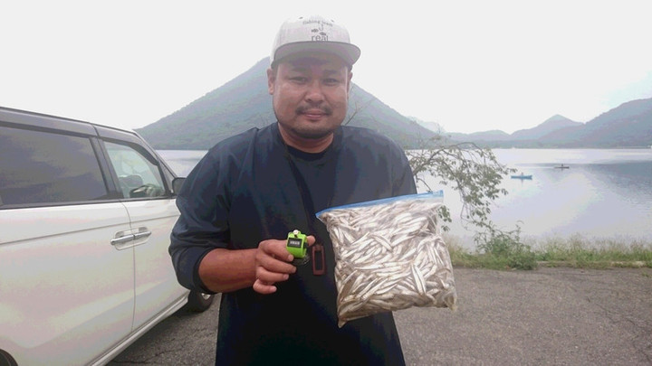 9月7日ワカサギ釣果 1000匹超え