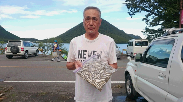 9月8日ワカサギ釣果1