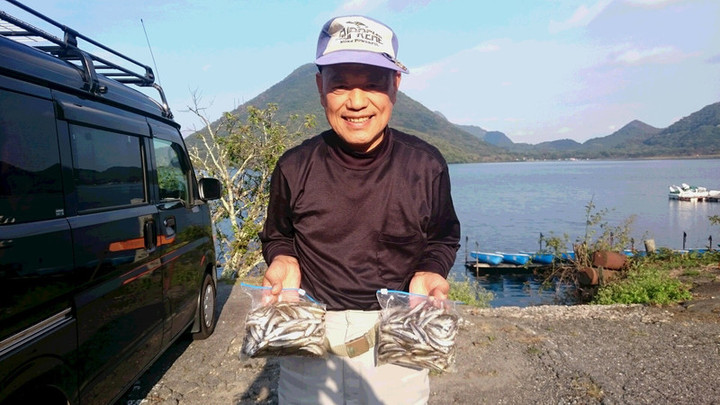 10月3日ワカサギ釣果1