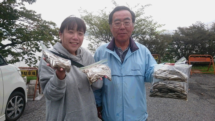 10月6日ワカサギ釣果5