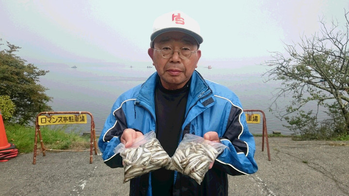 10月8日ワカサギ釣果2