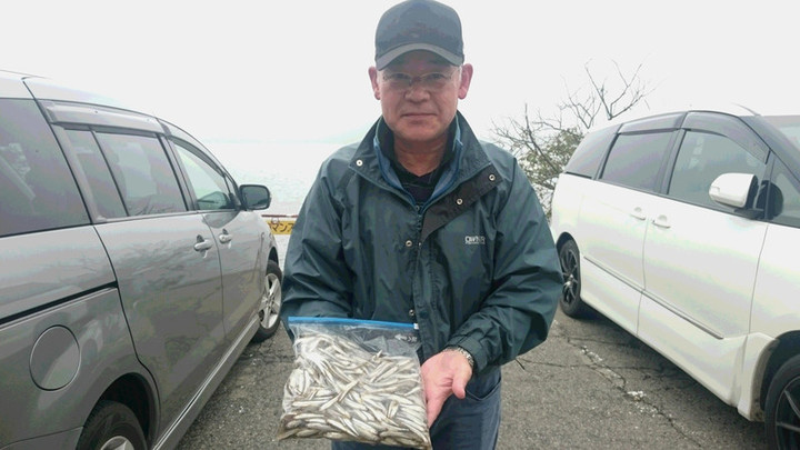 10月10日ワカサギ釣果1