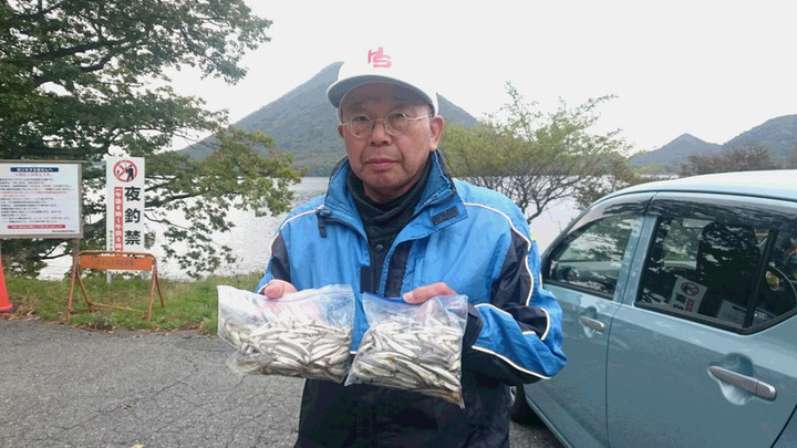 10月13日ワカサギ釣果4