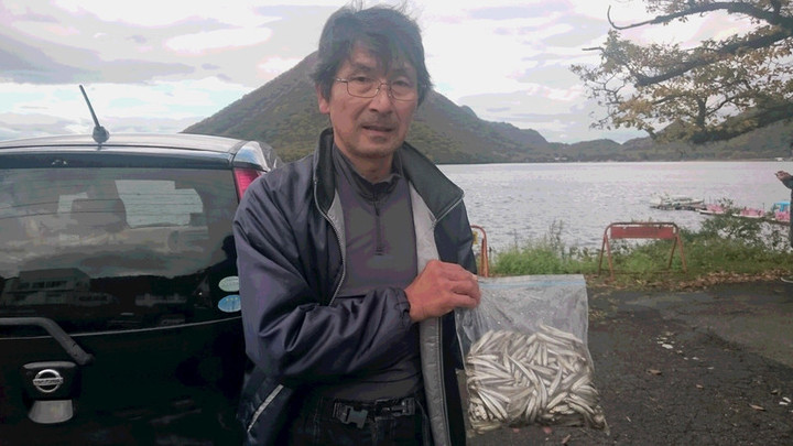 10月20日ワカサギ釣果1