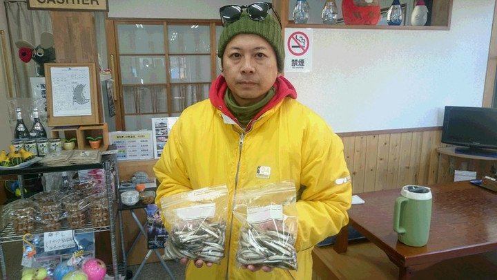 10月31日ワカサギ釣果1