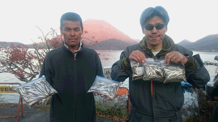 11月3日ワカサギ釣果2