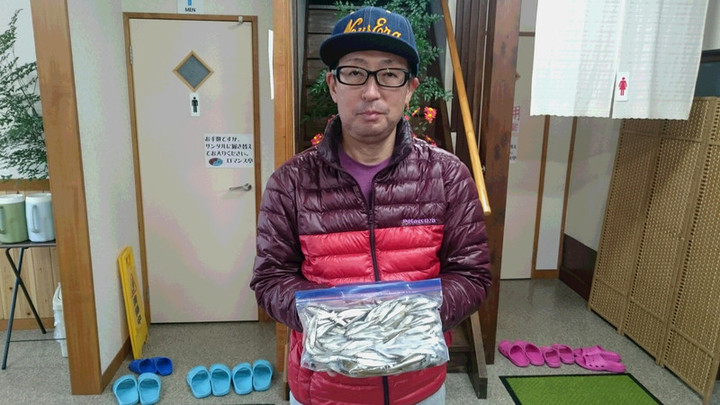 11月10日ワカサギ釣果1