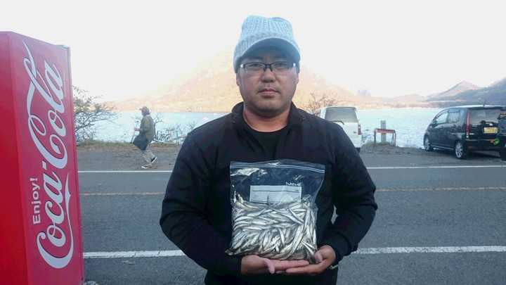 11月11日ワカサギ釣果