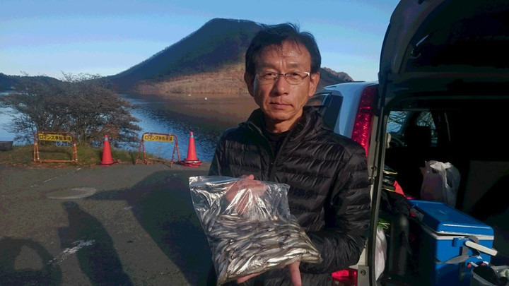 11月15日ワカサギ釣果1