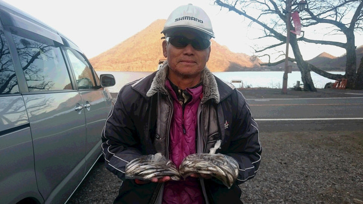 11月21日ワカサギ釣果1