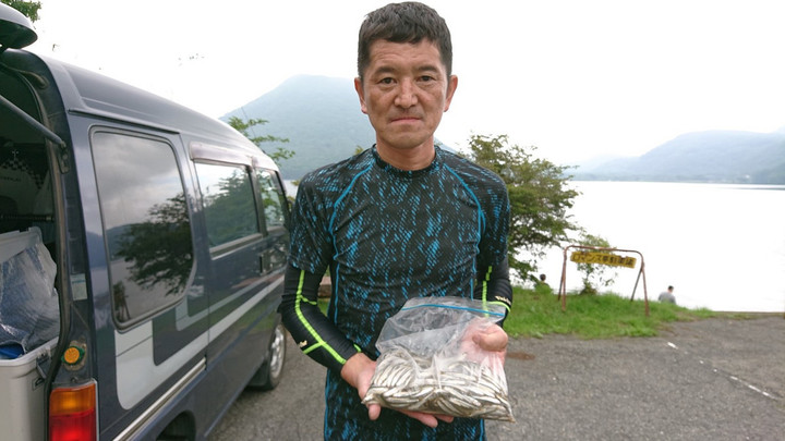 9月1日ワカサギ釣果3