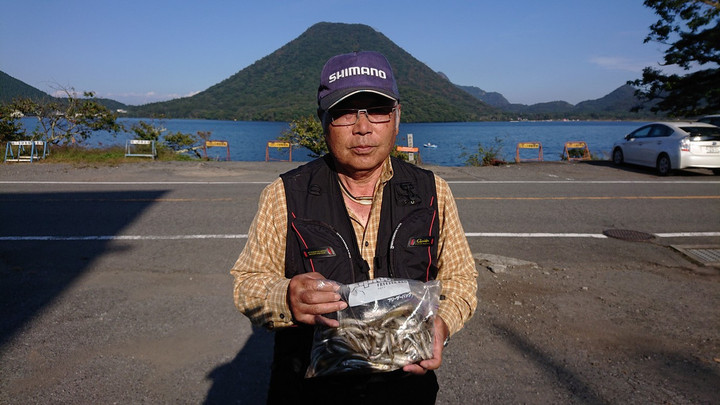10月1日ワカサギ釣果