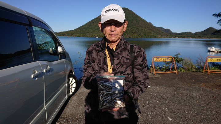 10月9日ワカサギ釣果1