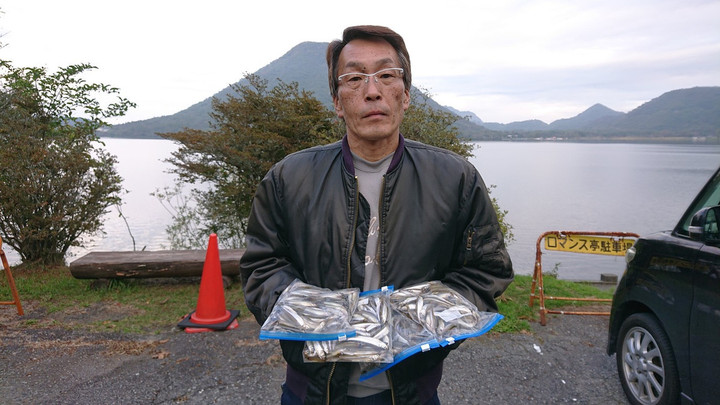 10月17日ワカサギ釣果4