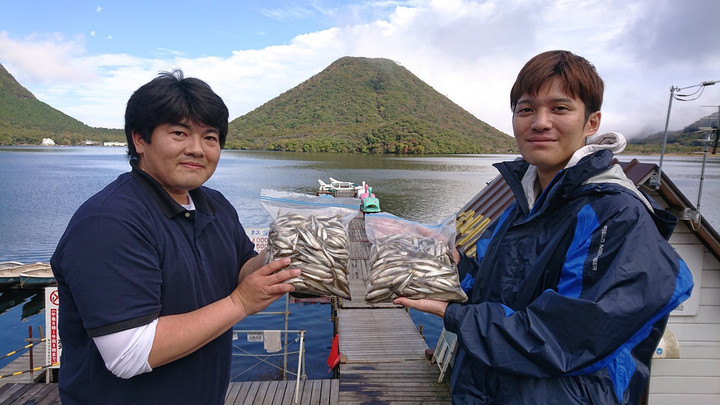 10月19日ワカサギ釣果1
