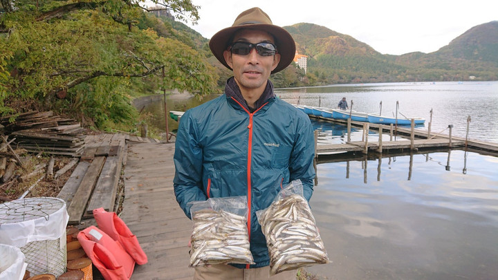 10月23日ワカサギ釣果1