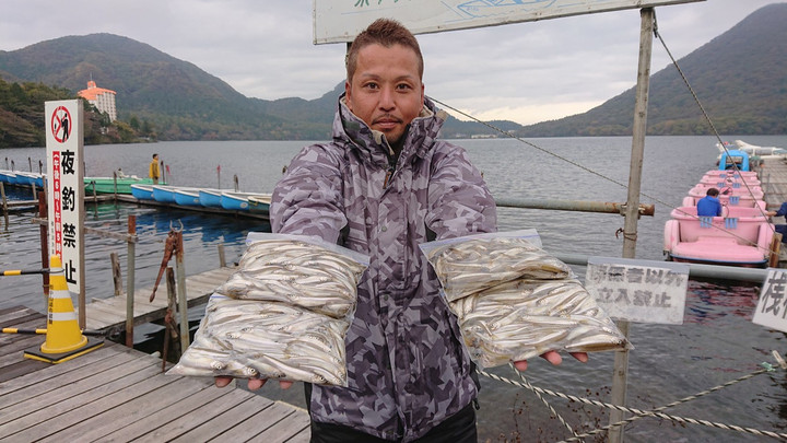 10月23日ワカサギ釣果5