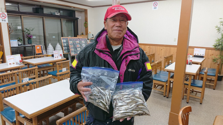 10月24日ワカサギ釣果1