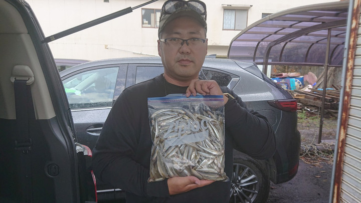 10月27日ワカサギ釣果1