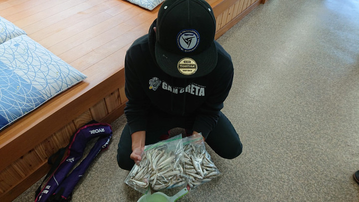 9月8日ワカサギ釣果1