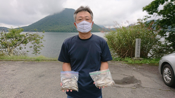 9月10日ワカサギ釣果1