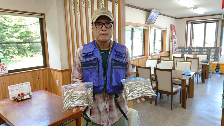 9月11日ワカサギ釣果1